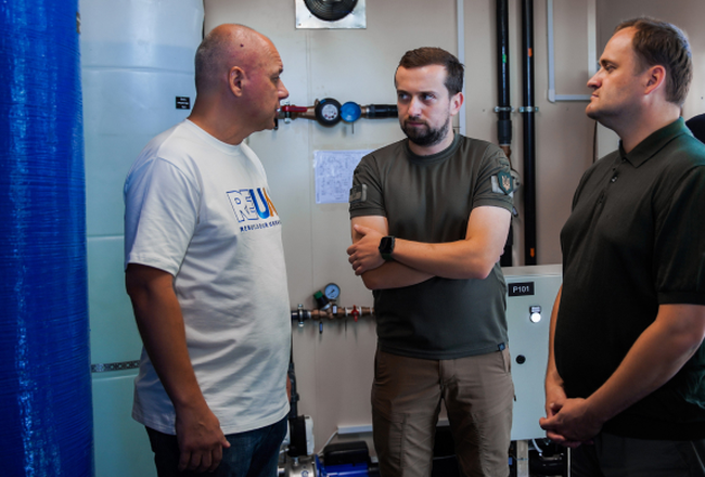 Блочно-модульна мобільна система очищення питної води "ReH₂O"