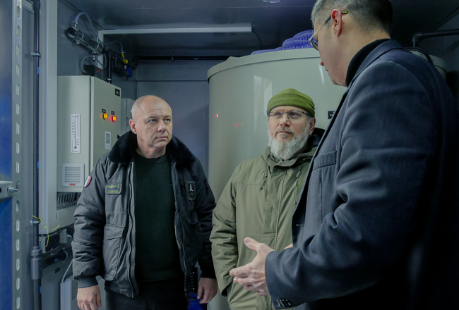 Блочно-модульна мобільна система очищення питної води "ReH₂O"